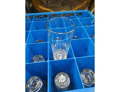 Bar glasses, 25 glasses.

SOLD AS LOT.

