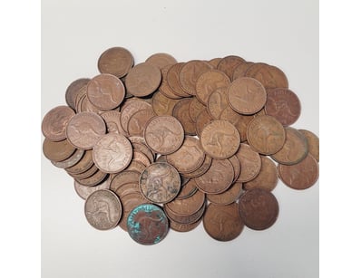 ASSORTED AUSTRALIAN 1943'S ONE PENNY COINS

4886...