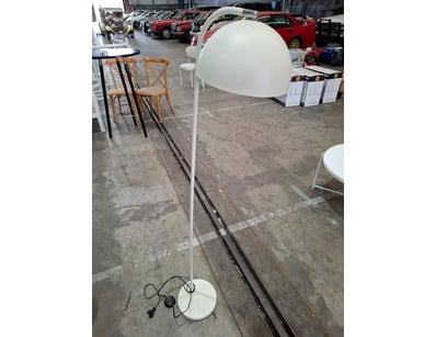 Floor Lamp, Dome Top, White Finish

H155cm x W31...