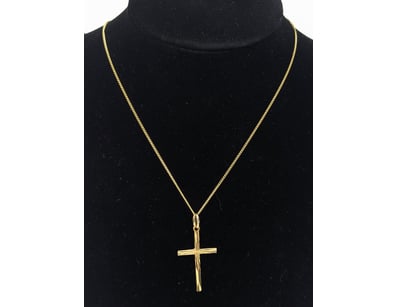 9CT YELLOW GOLD CROSS PENDANT


583010+94


