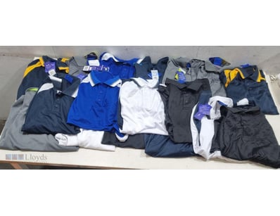 Bulk lot of new with tags uniforms featuring polo ...