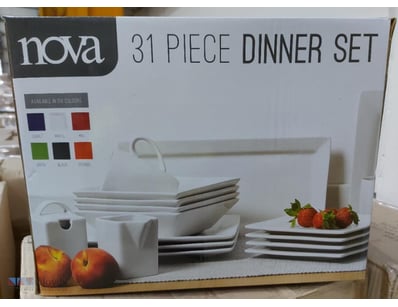 RRP: $120 Nova 31-piece dinner set

. The set fe...