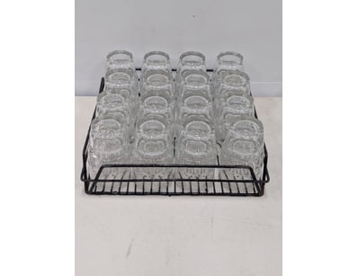 Whisky glasses in tray

SOLD AS LOT