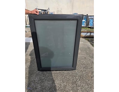 Aluminium Woodland Grey Windows, Wind out, 14mm Gl...
