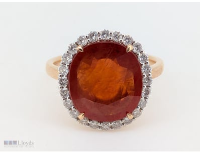 14CT ROSE GOLD RUBY AND DIAMOND RING

14Ct Rose Go...