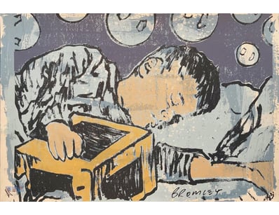 DAVID BROMLEY (1960 - )

Signed, Screenprint On Ca...