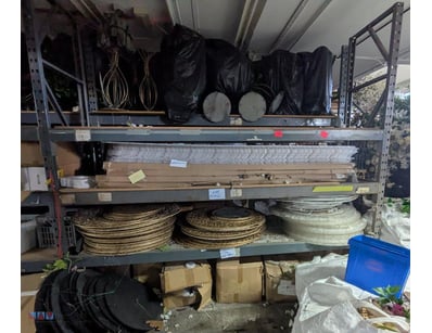 Industrial Racking ONLY

Note: All contents curren...