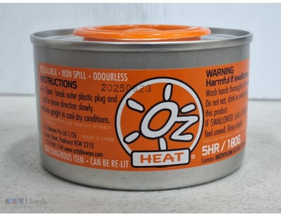 Oz Heat, Food Heating Fuel, Buffet Fuel, 60 x 180G...