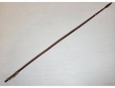 INDIGENOUS SPEAR WITH FEATHERED BINDING

Item Si...