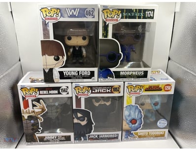 5X ASSORTED FUNKO POP BUNDLE

Assorted Funko Pop B...