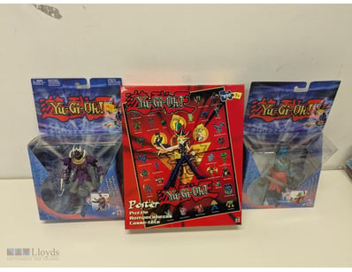 YU-GI-OH! VINTAGE ACTION FIGURE COLLECTION WITH PU...