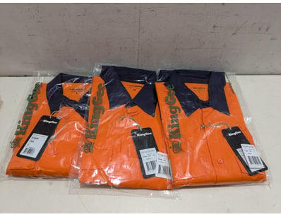 Lot of 3 KingGee WC2 REF SPL Shirt referee split s...
