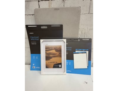 Comprehensive stationery and display bundle featur...