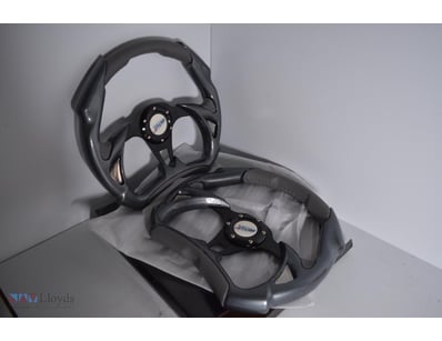 Brand New Carbon Fibre Style Coloured Steering Whe...