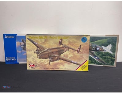 COLLECTION OF FOUR 1/72 SCALE AIRCRAFT MODEL KITS ...