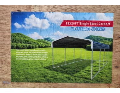 FACTORY DIRECT ** Unused ABOSS, 15FT x 20FT METAL ...