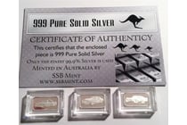 201 · 3 X 1 GRAM 999 PURE SILVER MUSCLE CAR SERIES
