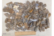 Two Kilos Blue Agate Crystals From Kenya