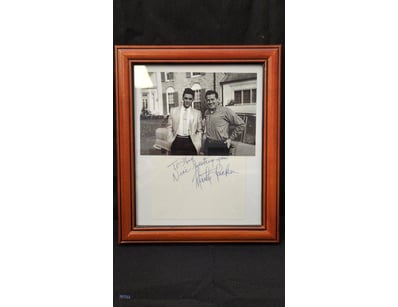 FRAMED ELVIS PRESLEY IMAGE SIGNED BY MARTY PACKER
...