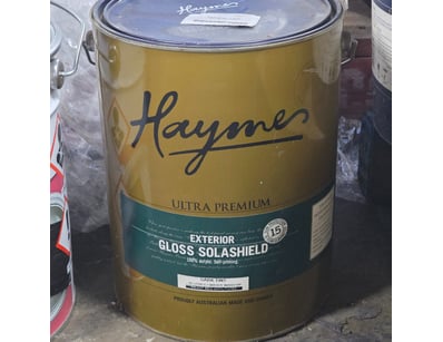 Haymes paint, ultra premium, exterior gloss solash...