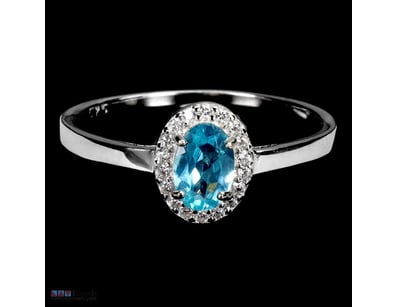 NATURAL BLUE TOPAZ RING.     

Natural Blue Topaz ...