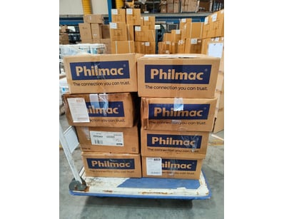 8 boxes of Philmac polypropylene elbow fittings
...
