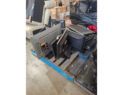 Assorted pallet lot of computer monitors including...