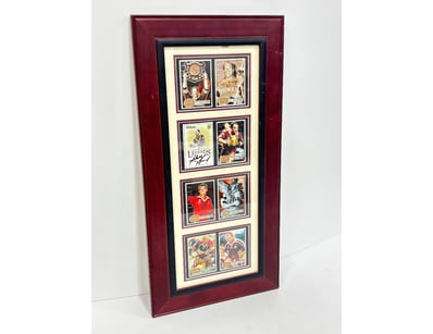 FRAMED COLLECTION OF NRL TRADING CARDS, FEATURING ...