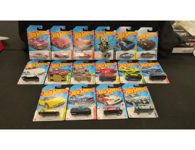 16X ASSORTED HOT WHEELS CARS INCLUDING MAZDA RX7, ...