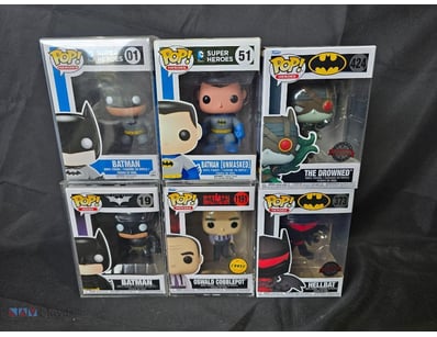FUNKO POP! BATMAN COLLECTION - SIX VINYL FIGURES (...