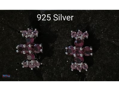 925 SILVER AMETHYST HOOK EARRINGS         

Condit...