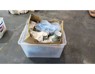 Tub Of Assorted Items Including Ceramic Cup Set, S...