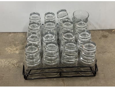 Glasses, tumblers, qty x 48, SOLD AS LOT


