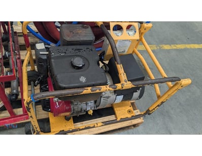 Water Pump, Metal Frame, Pull Start Engine, Castor...