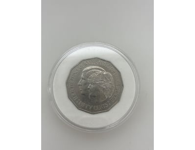 1981 AUSTRALIAN 50 CENTS COMMEMORATIVE COIN - PRIN...