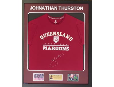 JOHNATHAN THURSTON PERSONLLY SIGNED QUEENSLAND STA...