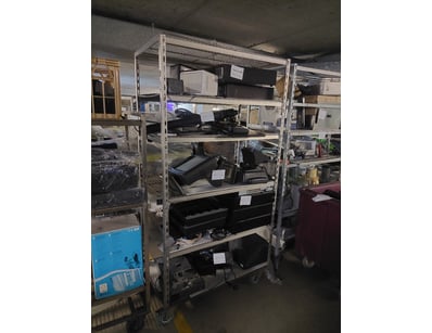Industrial rack, items not included.