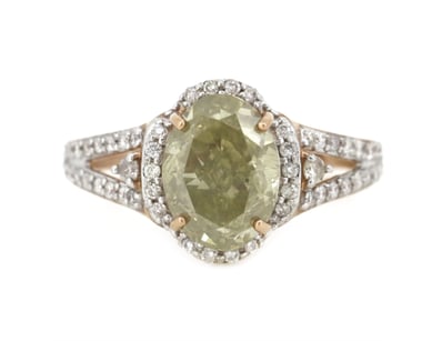 Certified & Fancy Coloured Diamond Clearance  ... - Lot 1803