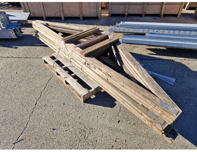 Pine Trusses, 

8 x 3000mmL x 810mm to top of Apex...