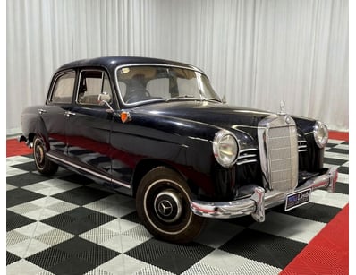 <b>1956 Mercedes-Benz 180 Sedan - Black - 45,391 M...