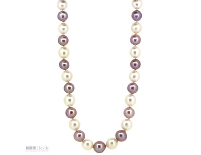 14K ROSE GOLD, WHITE CULTURED  SOUTH SEA PEARL, PI...
