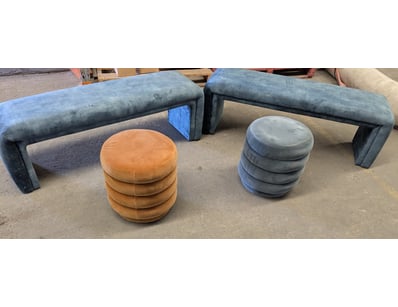 Curated collection of contemporary upholstered fur...