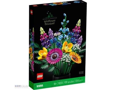 LEGO® ICONS SET 10313 WILD FLOWERS FEATURING A CHA...