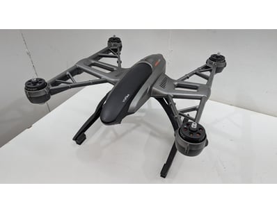 Professional-grade quadcopter drone system featuri...