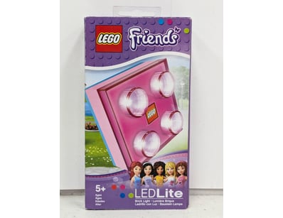 LEGO Friends LEDLite Brick Light in pink, featurin...