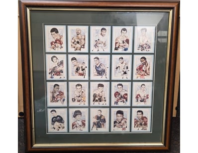 VINTAGE BOXING CHAMPIONS CIGARETTE CARD COLLECTION...