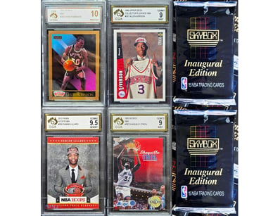 90S AND 00S ROOKIE ALLSTARS & 2X SEALED SKYBOX INA...