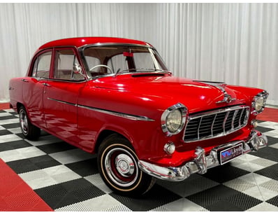 <b>1957 Holden FE Sedan - Red - 83,255km - 186ci I...