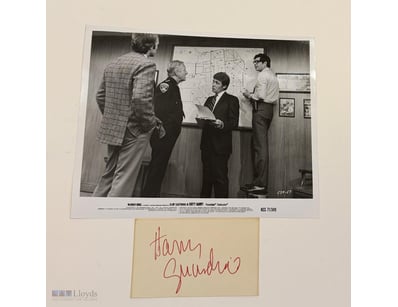 HARRY GUARDINO SIGNED INDEX CARD WITH PHOTO

Harry...