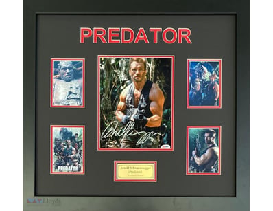 ARNOLD SCHWARZENEGGER (PREDATOR) PERSOANLLY SIGNED...